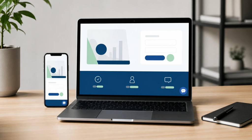 Diseño de landing page enfocada en convertir consultas para negocios en Argentina