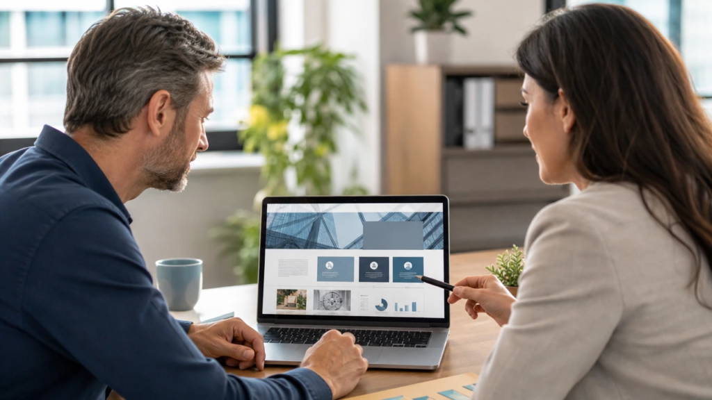 Página web profesional para empresas y pymes orientada a generar consultas