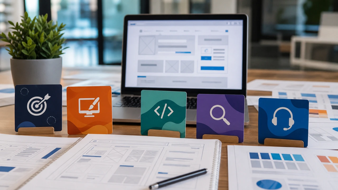 Propuesta profesional de agencia de diseño web con estrategia, diseño y desarrollo