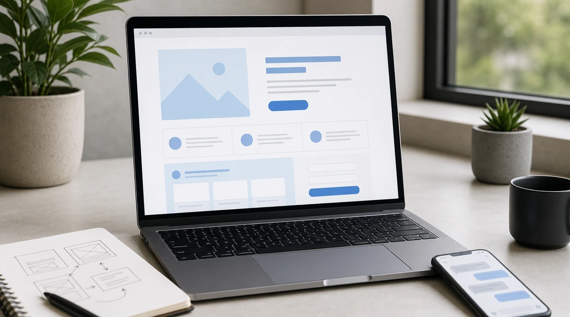 Pagina web optimizada para SEO y conversion de visitas en consultas