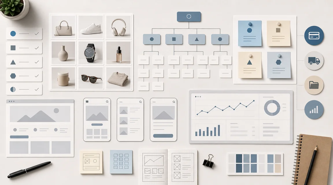 Checklist previo para planificar el diseño de un ecommerce profesional.