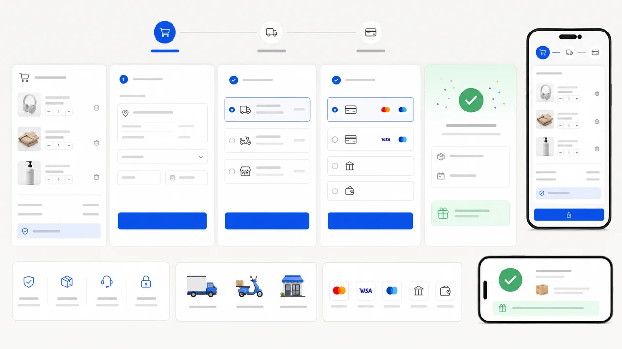 Checkout simple en ecommerce diseñado para reducir fricción y mejorar la conversión.