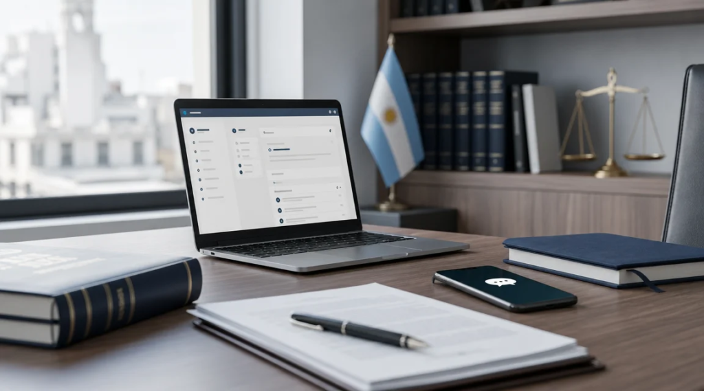 Diseno de pagina web profesional para abogados orientada a consultas y confianza.