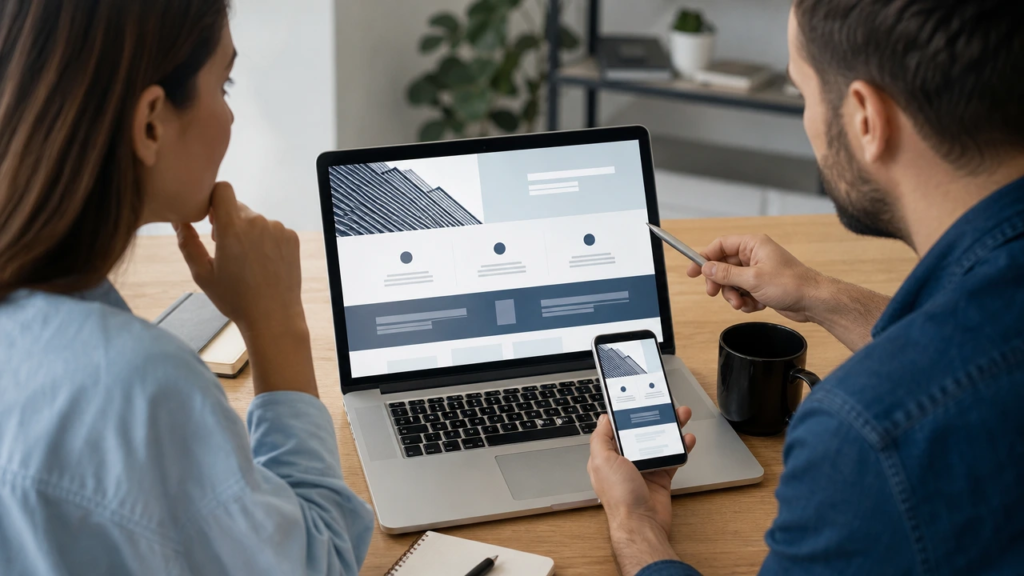 Diseño web profesional para negocios en Argentina orientado a generar consultas