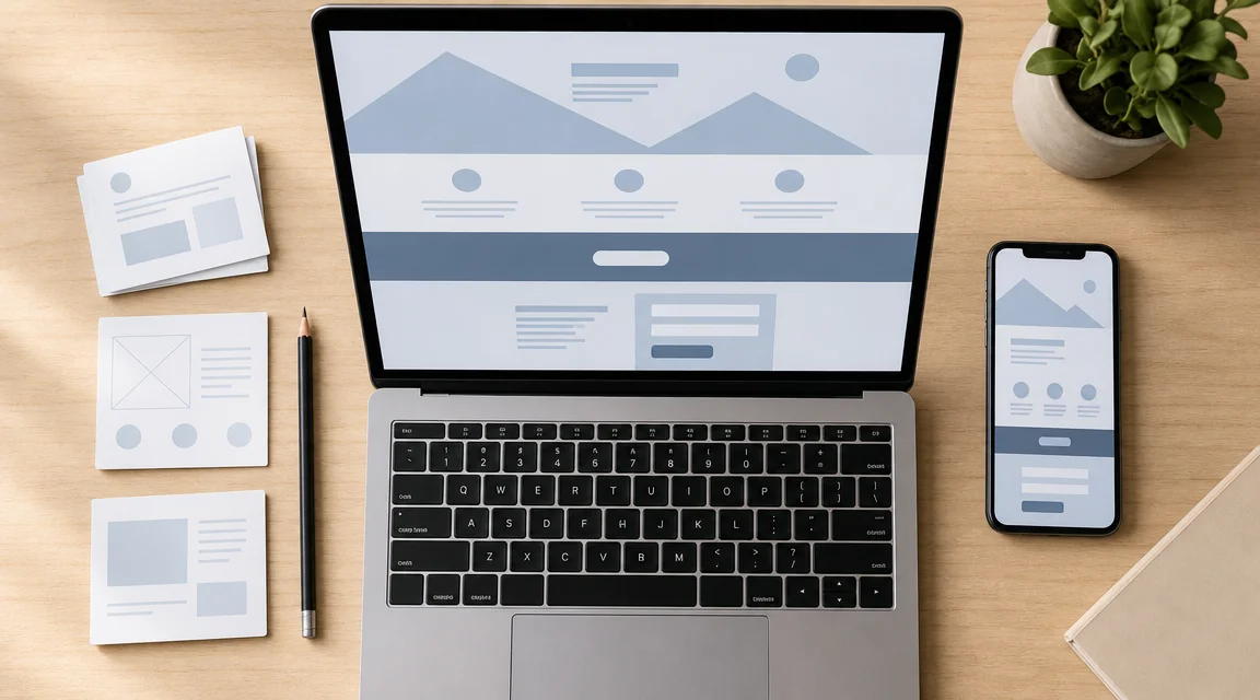 Estructura de landing page enfocada en una oferta y un llamado a la accion.