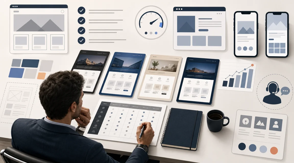 Criterios para evaluar empresas creadoras de paginas web antes de contratar.