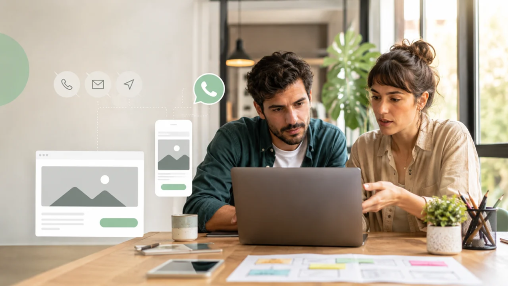 Servicio de creacion de paginas web pensado como herramienta comercial para negocios en Argentina.