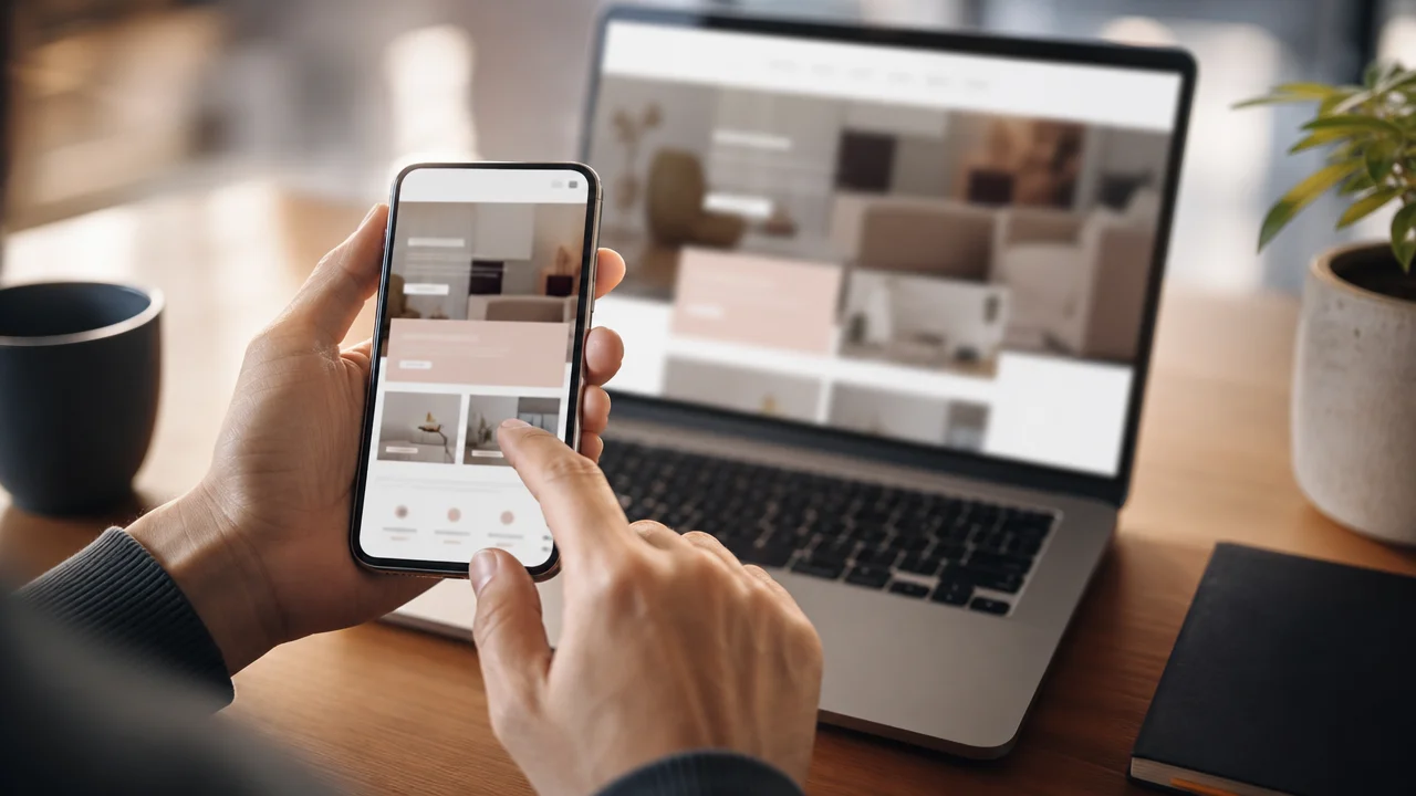 Web responsive diseñada para facilitar la navegación y generar consultas.